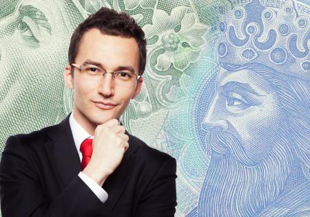 Maciej Marczewski business portrait  financial advisor (Aegon), an creator of prudent financial plans photographer Krzysztof Zaleski