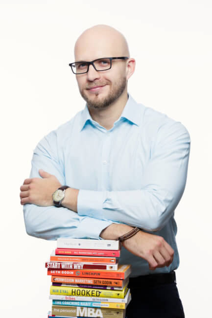 Wojciech Mendyka business portrait owner Meaning Makers photographer Krzysztof Zaleski
