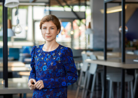 Beatrice Bouchet business portrait President B&B Hotels Polsk photographer Krzysztof Zaleski