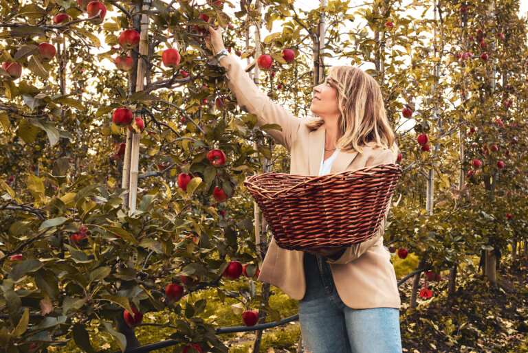 Kamila Jankowska portret biznesowy kobiecy Ekspert w dziedzinie sadownictwa Fotograf Krzysztof Zaleski